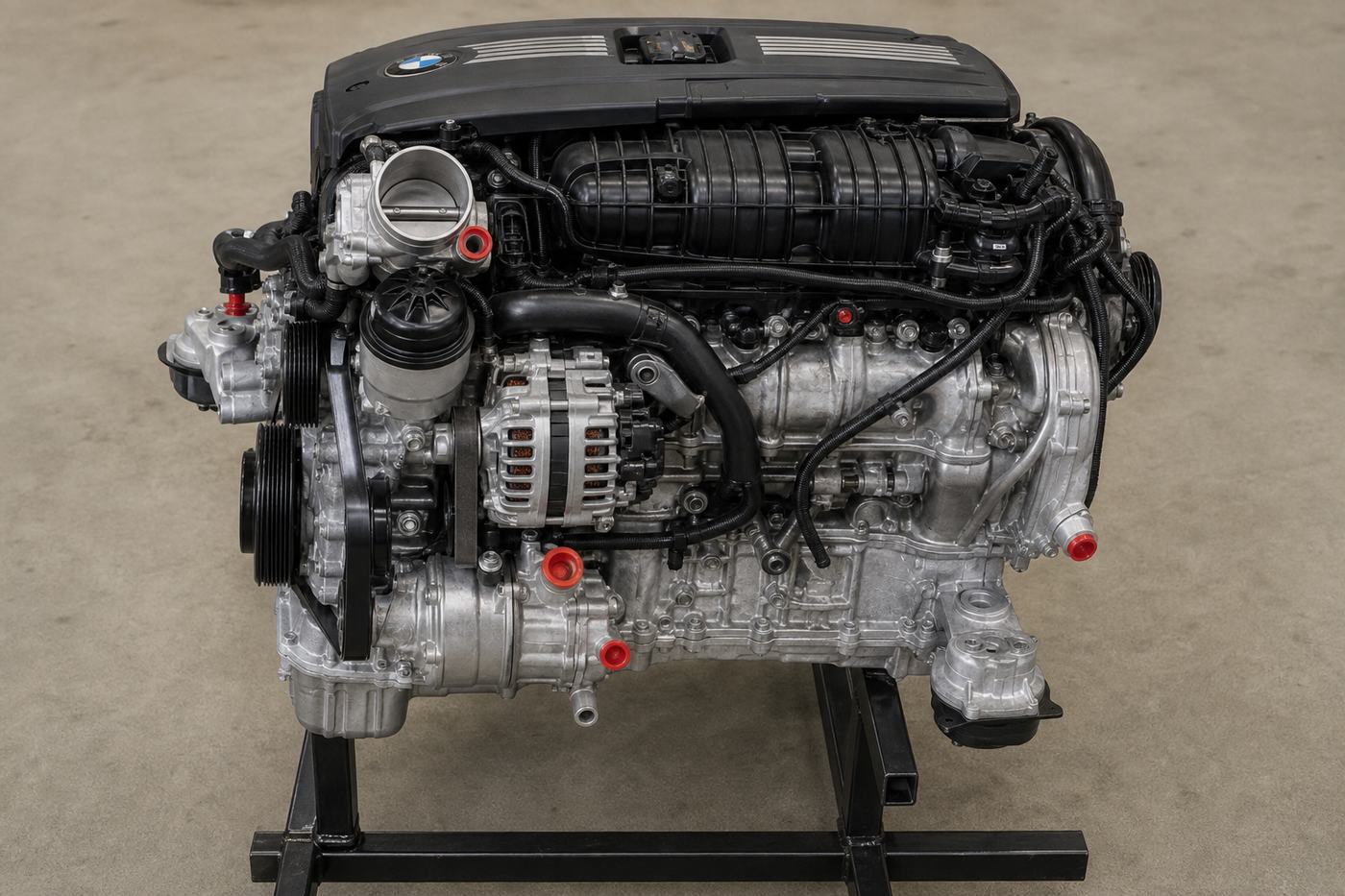 N55 intake side on the yard stand